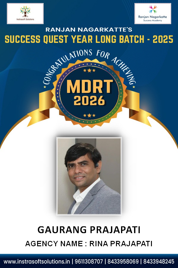 GAURANG PRAJAPATI-MDRT