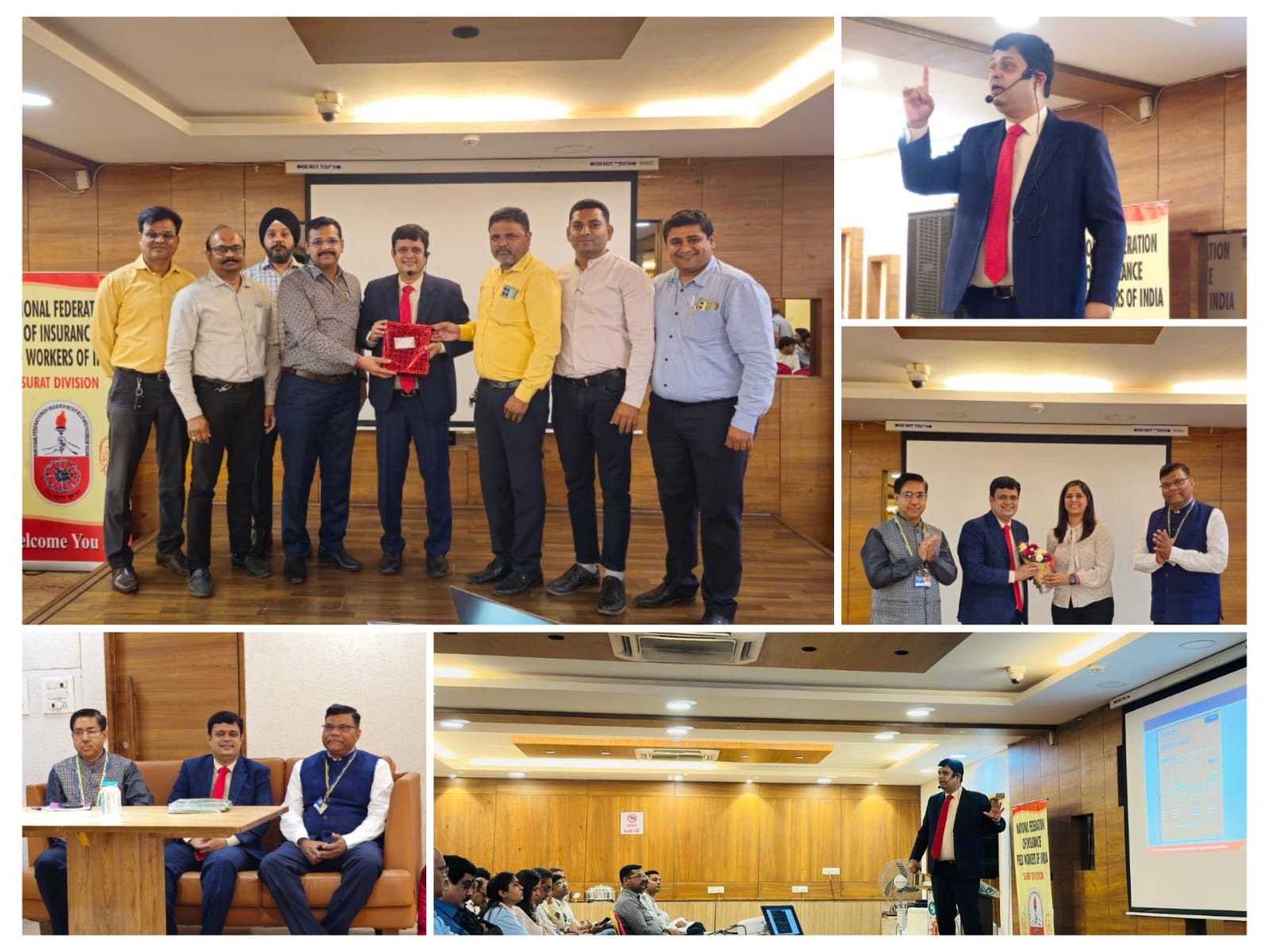 RANJAN NAGARKATTE DELIVERED AN IMPACTFUL SESSION FOR DEVELOPMENT OFFICERS OF VADODARA DIVISION, ORGANIZED BY NFIFWI VADODARA DIVISION, COVERING GDP, TAXATION IMPACT, GUARANTEED INCOME PLANS, JEEVAN UTSAV STRATEGIES, LIC ULIPS, AND TEAM PERFORMANCE