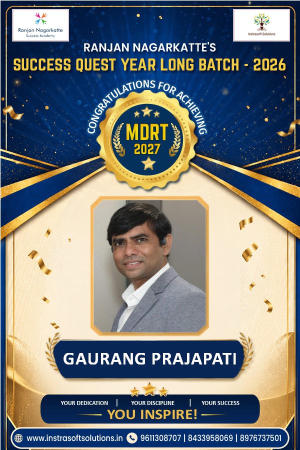 GAURANG PRAJAPATI-MDRT
