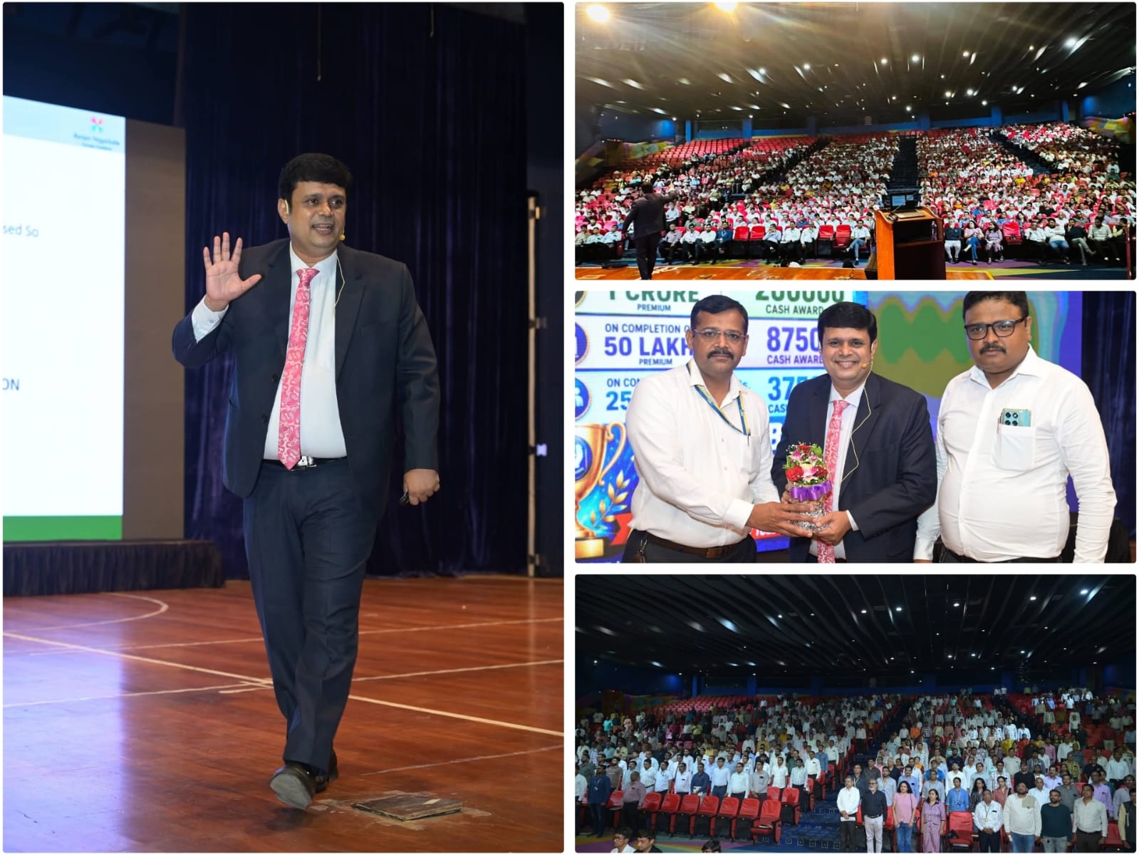 NFIFWI SURAT DIVISION SUCCESSFULLY ORGANIZED A POWER-PACKED SEMINAR BY MR. RANJAN NAGARKATTE, WITH OVER 800 LIC AGENTS AND LEADERS PARTICIPATING ENTHUSIASTICALLY